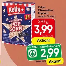 Spar Kelly's Mikrowellen Popcorn Angebot