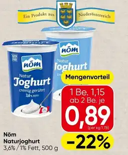 Spar Nom naturjoghurt Angebot