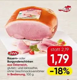 Spar Bauern- oder burgunderschinken Angebot