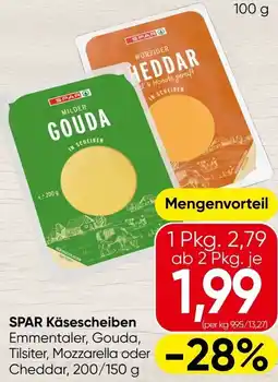 Spar Spar käsescheiben Angebot