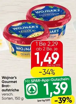 Spar Wojna gourmet brot- aufstriche Angebot