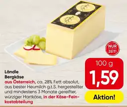 Spar Ländle bergkäse Angebot