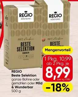 Spar Regio beste selektion oder mild & wunderbar Angebot