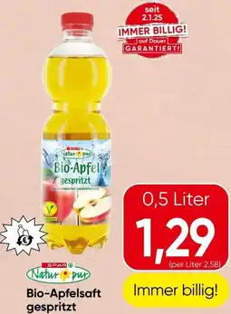 Spar Bio-apfel gespritzt Angebot