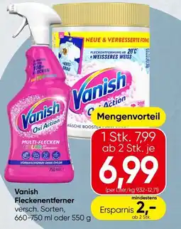 Spar Vanish fleckenentferner Angebot