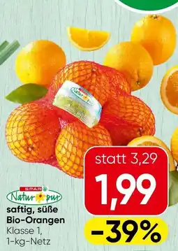 Spar Saftig, süße bio-orangen Angebot