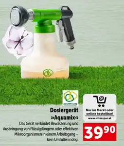 Interspar Dosiergerät Aquamix Angebot