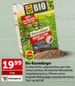 Interspar Bio-rasendünger Angebot