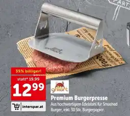 Interspar Premium burgerpresse Angebot