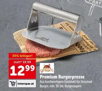 Premium burgerpresse