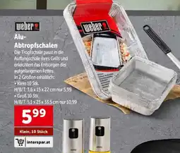 Interspar Alu- abtropfschalen Angebot