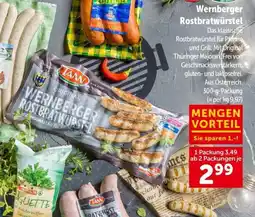 Interspar Wernberger rostbratwurstel Angebot