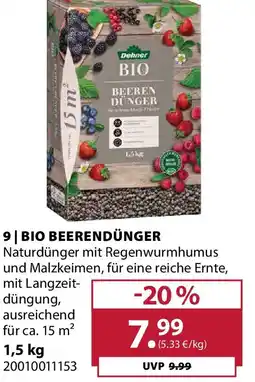 Dehner Bio beerendünger Angebot