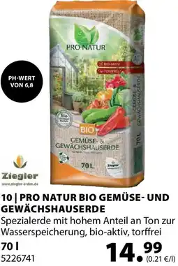 Dehner Pro natur bio gemüse- und gewächshauserde Angebot