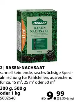 Dehner Rasen-nachsaat Angebot