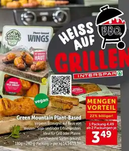 Interspar Green mountain plant-based Angebot