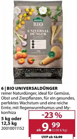 Dehner Bio universaldünger Angebot
