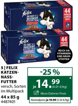 Dehner Felix katzen nassfutter Angebot
