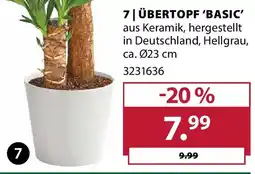 Dehner Übertopf Basic Angebot