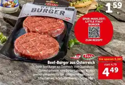 Interspar Beef-burger aus österreich Angebot
