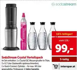 Interspar Sodastream crystal vorteilspack Angebot