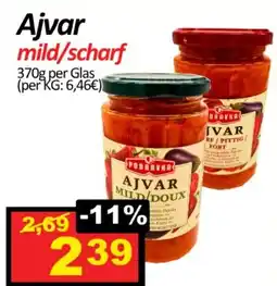 Wurstico Ajvar mild/scharf Angebot