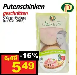 Wurstico Putenschinken geschnitten Angebot