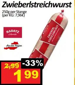Wurstico Zwieberlstreichwurst Angebot