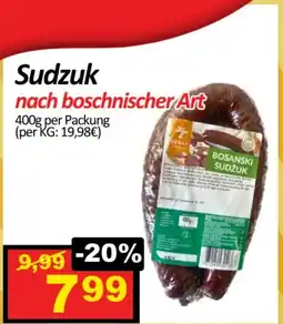 Wurstico Sudzuk nach boschnischer Art Angebot