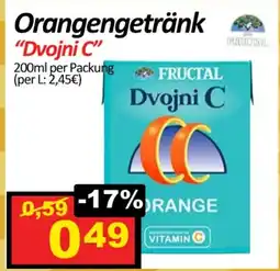 Wurstico Orangengetränk dvojni c Angebot