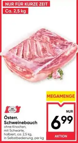 Maximarkt Österr. Schweinebauch Angebot
