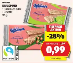 Hofer Manner Knuspino Angebot