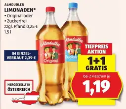 Hofer Almdudler Limonade Angebot