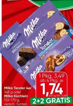 Spar Milka Tender Milch Angebot