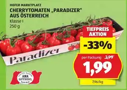 Hofer Cherrytomaten paradizer aus österreich Angebot