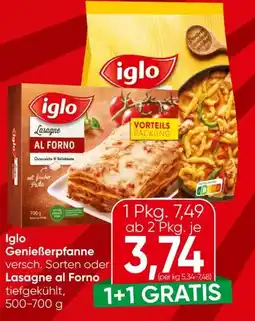 Spar Iglo Genießer-Pfanne Angebot
