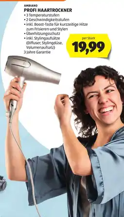 Hofer Ambiano profi-haartrockner Angebot