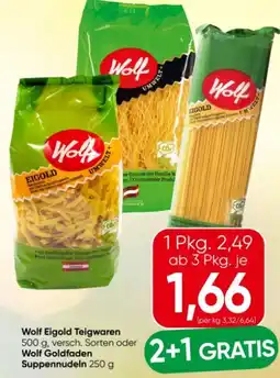 Eurospar Wolf Eigold Teigwaren Angebot