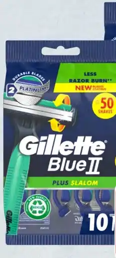 Spar Gillette Blue II Slalom Rasierer Angebot