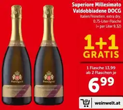 Interspar Porta Leone Prosecco Superiore Millesimato Valdobbiadene Angebot