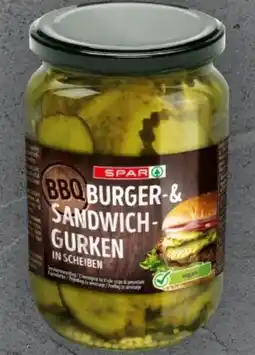 Interspar Spar Burger-Sandwichgurken BBQ Angebot
