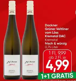 Eurospar Josef Dockner Grüner Veltliner Vom Löss Kremstal Angebot