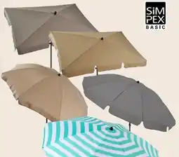 Interspar Simpex Basic Sonnenschirm Angebot