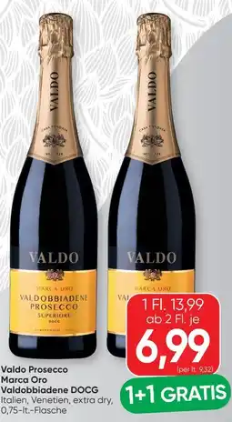 SPAR Gourmet Valdo Prosecco Marca Oro Valdobbiadene Angebot