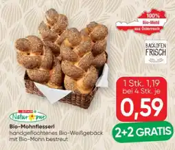 SPAR Gourmet Spar Natur pur Bio-Mohnflesserl Angebot