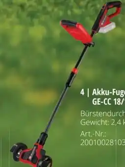 Dehner Einhell Akku-Fugenreiniger GE-CC 18/110 Li E-Solo Angebot