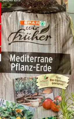 Interspar SPAR wie früher Mediterrane Pflanzerde Angebot