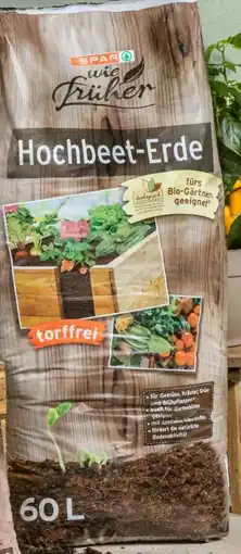 Interspar SPAR wie früher Hochbeet Erde Angebot