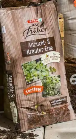 Interspar SPAR wie früher Anzucht-Kräuter-Erde Angebot