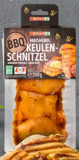 Interspar Spar BBQ Maishendl Keulenschnitzel Angebot